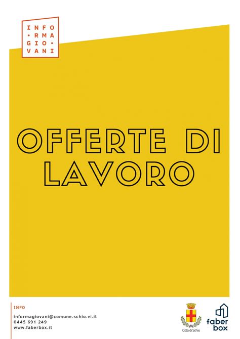 OFFERTE DI LAVORO 16.02 .